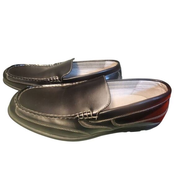 Mens Nunn Bush Black Slip On Driving Loafers Shoes Size 10.5M - Picture 3 of 8